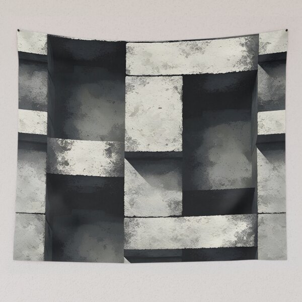 Item preview, Brutalist Concrete Block Pattern 3 designed and sold by Tom-Johnson.