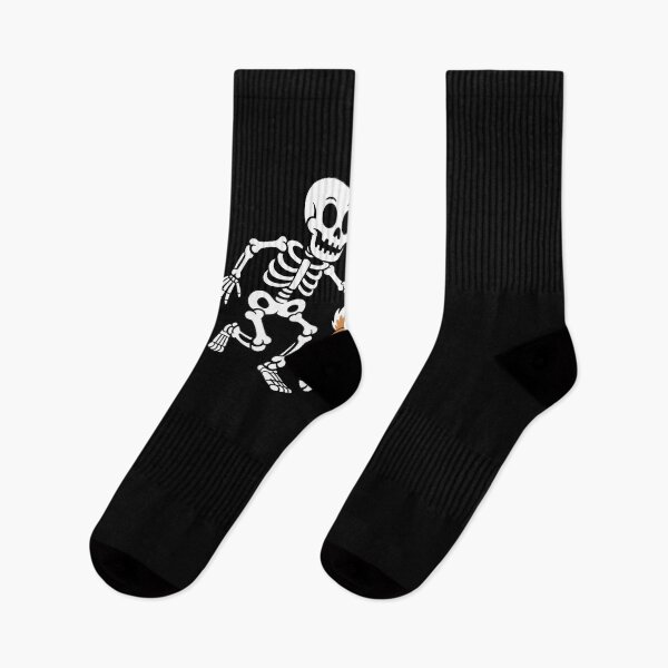 Item preview, Funny Corgi Running With Bone Chased By Skeleton designed and sold by MissRasheedHam.