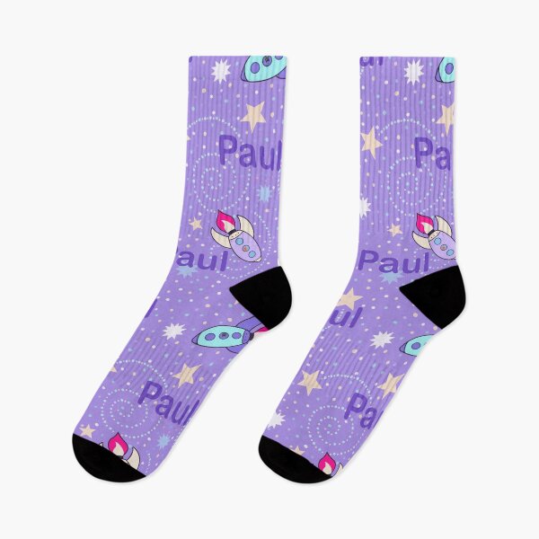 Item preview, Paul name on purple space design  designed and sold by QuirkyCraftz.