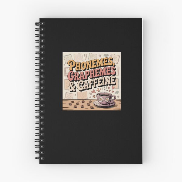 Item preview, Phonemes Graphemes And Caffeine Vintage Coffee Teacher Design designed and sold by MissRasheedHam.