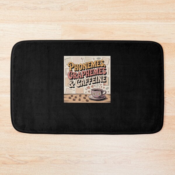 Item preview, Phonemes Graphemes And Caffeine Vintage Coffee Teacher Design designed and sold by MissRasheedHam.