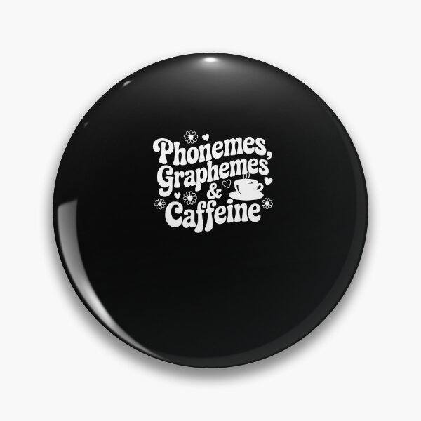 Item preview, Phonemes Graphemes And Caffeine Vintage Coffee Teacher Design designed and sold by MissRasheedHam.