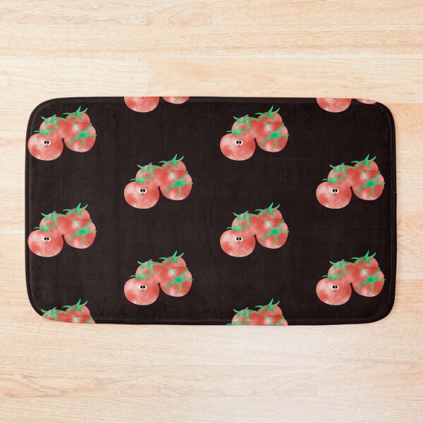 Item preview, Cute Smiling Tomato Illustration – Kawaii Food Art designed and sold by wanderbloomm.