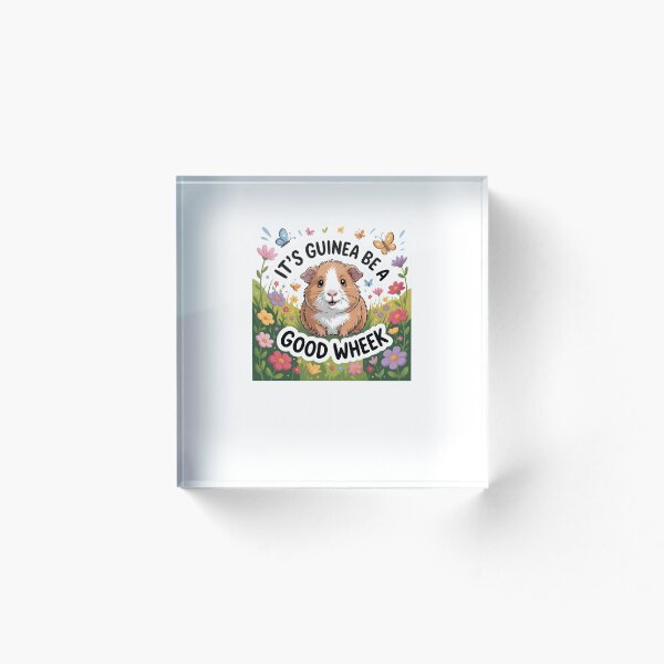 Item preview, It’s Guinea Be A Good Wheek Funny Guinea Pig Pet Design designed and sold by MissRasheedHam.