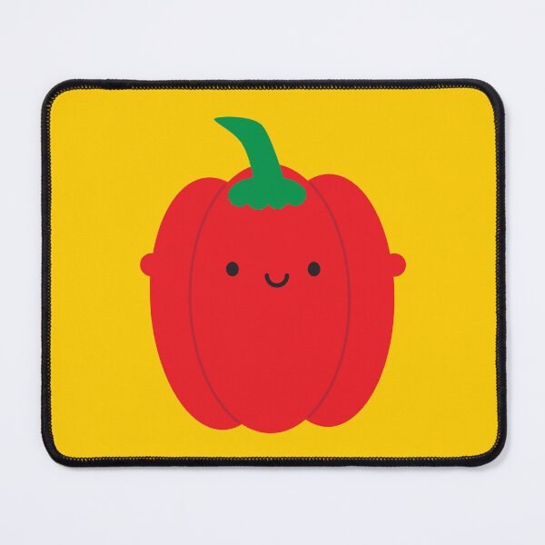 Item preview, Kawaii Red Bell Pepper designed and sold by marcelinesmith.