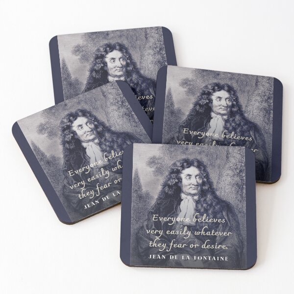 Item preview, Jean de La Fontaine: Everyone believes very easily whatever they fear or desire. designed and sold by artbleed.