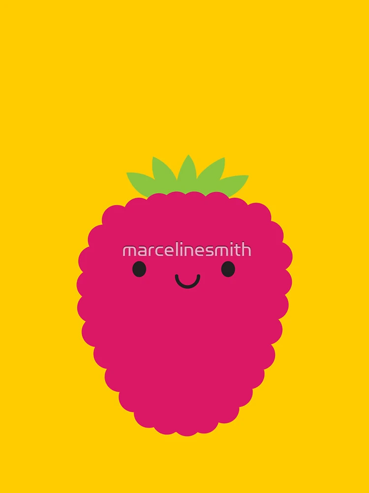 Thumbnail 5 of 5, iPhone Case, Kawaii Raspberry designed and sold by marcelinesmith.