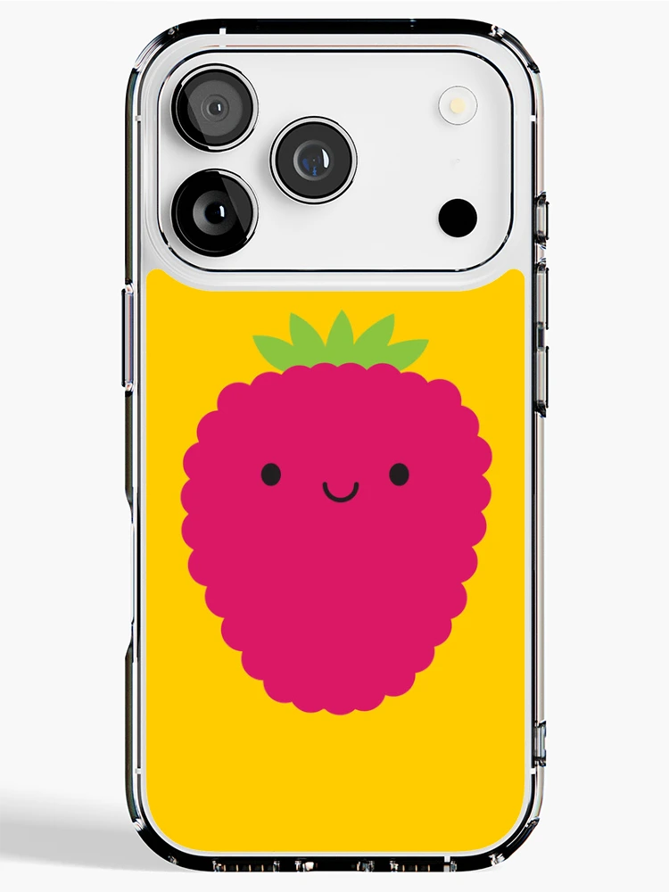 Thumbnail 1 of 5, iPhone Case, Kawaii Raspberry designed and sold by marcelinesmith.