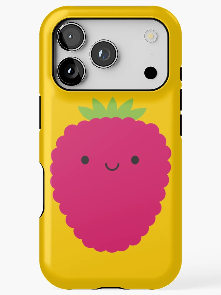 Thumbnail 1 of 4, iPhone Case, Kawaii Raspberry designed and sold by marcelinesmith.