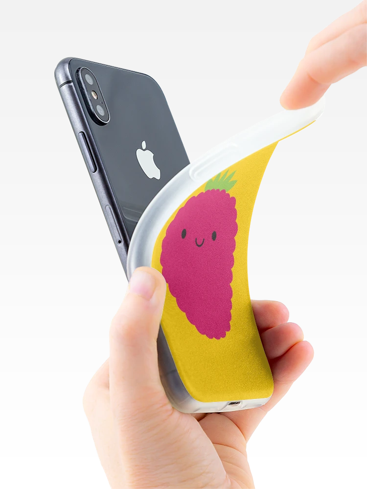 Thumbnail 4 of 5, iPhone Case, Kawaii Raspberry designed and sold by marcelinesmith.