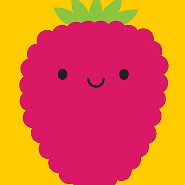 Artwork thumbnail, Kawaii Raspberry by marcelinesmith