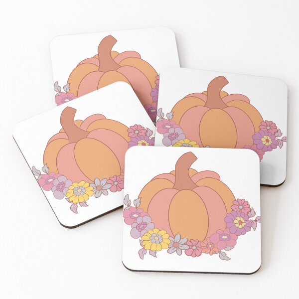 Item preview, Floral Pumpkin designed and sold by Shell Doodles Art.