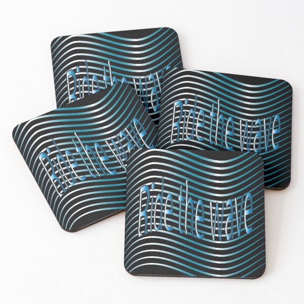 Item preview, Ride the wave. Text composition designed and sold by ZorianArt.