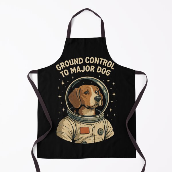 Item preview, GROUND CONTROL TO MAJOR DOG – Funny Space Dog T-Shirt designed and sold by StyledTDesigns.