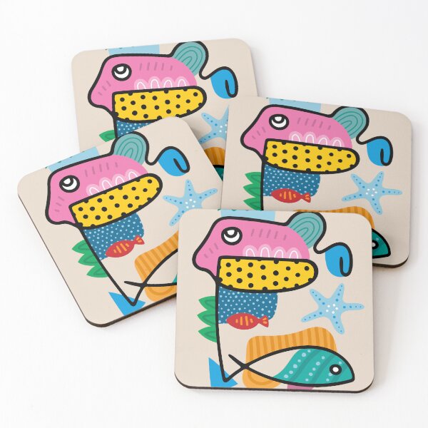 Item preview, Colorful Fish Pop Art designed and sold by missbobbit.