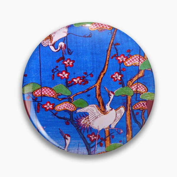 Item preview, Cranes Among Plum Blossoms designed and sold by WheelieGdArt.