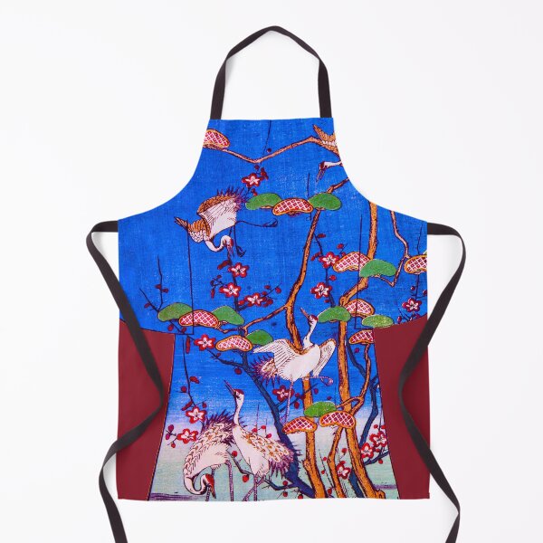 Item preview, Cranes Among Plum Blossoms designed and sold by WheelieGdArt.
