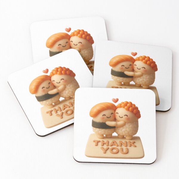 Item preview, Sushi Couple in Love - Thank You designed and sold by Moons Studio.