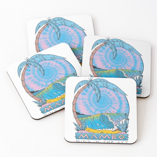 Item preview, Psychedelic Tropical Beach Tie Dye Art designed and sold by Oniyasha.