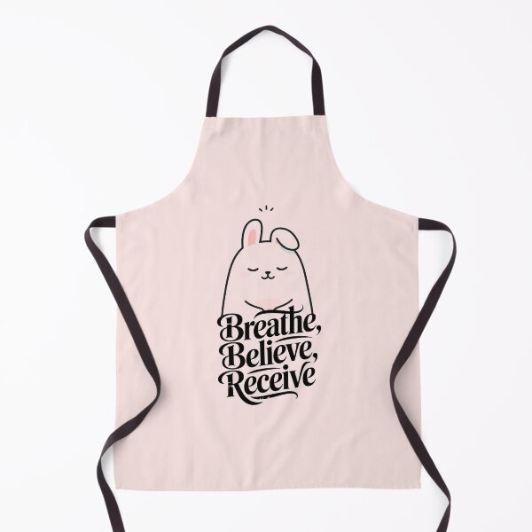Item preview, Breathe, Believe, Receive -  Peaceful Bunny designed and sold by The magic  Yellow bus.