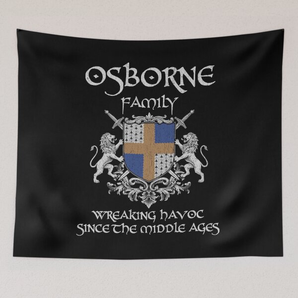 Item preview, Osborne Family Crest – Medieval Heritage Emblem for Ancestry Lovers & Vintage Style Fans designed and sold by 9X FR.
