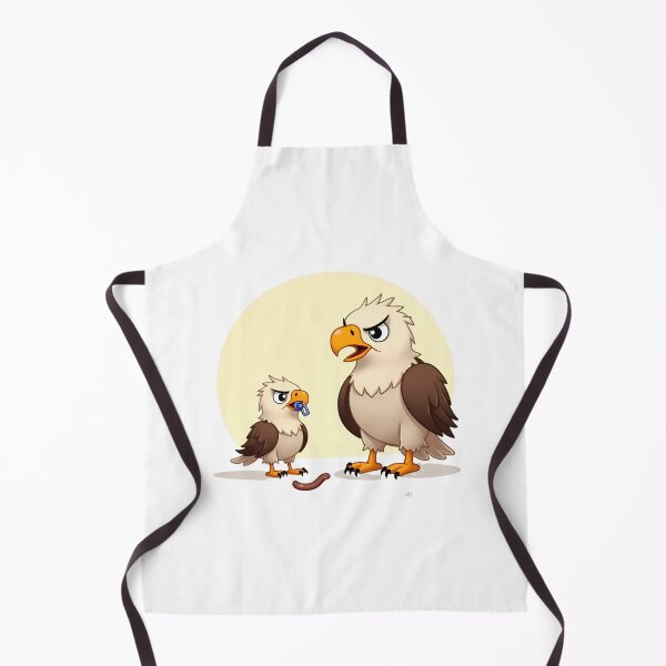 Item preview, Eaglet with Pacifier and Upset Mother – Animal Cartoon Scene designed and sold by Nest & Thread.