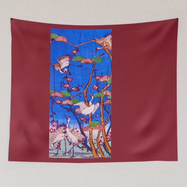 Item preview, Cranes Among Plum Blossoms - V4 designed and sold by WheelieGdArt.