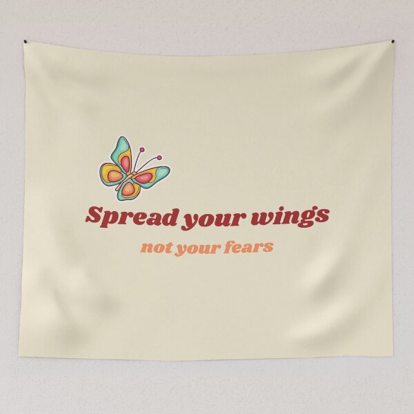 Item preview, Spread your wings, not your fears designed and sold by Planet Utoppia.