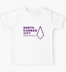 NORDKANSAS STADT (PURPLE) Kinder T-Shirt