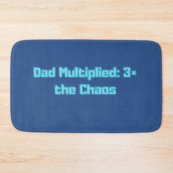 Item preview, Dad Multiplied: 3× the Chaos designed and sold by Adrianzebrowski.