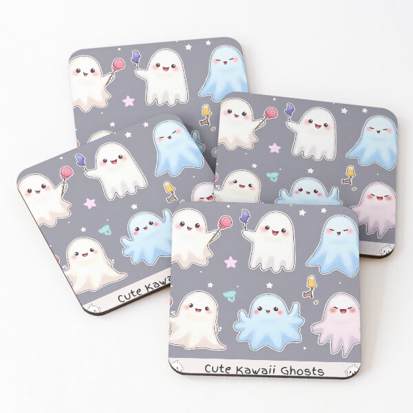 Item preview, Cute Kawaii Ghost designed and sold by Arjay Graphic Design.