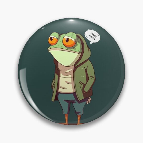Item preview, Chill Frog Hoodie designed and sold by SimplifyCD.