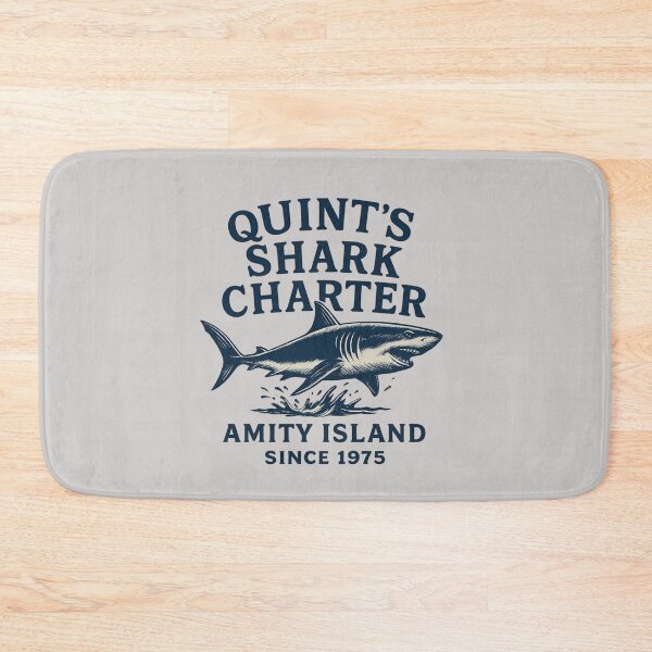 Item preview, Quint’s Shark Charter – Vintage Great White Shark Design designed and sold by Lunaria Arts.