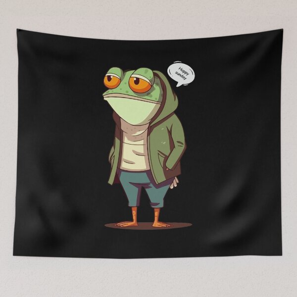 Item preview, Chill Frog Hoodie designed and sold by SimplifyCD.