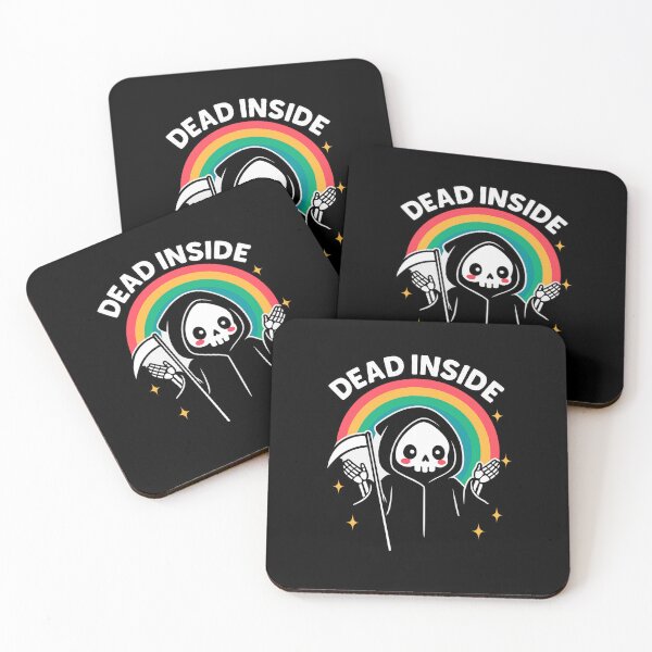 Item preview, Cute Grim Reaper with Rainbow Kawaii Dark Humor designed and sold by haitrieuic96.