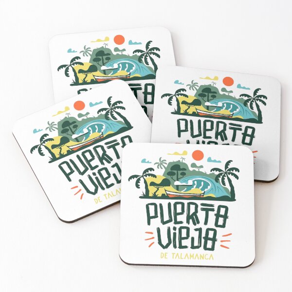 Item preview, Puerta Vieja Beach Surf Illustration designed and sold by Oniyasha.