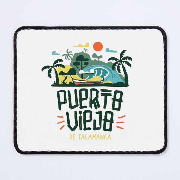 Item preview, Puerta Vieja Beach Surf Illustration designed and sold by Oniyasha.