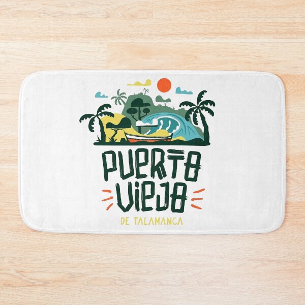 Item preview, Puerta Vieja Beach Surf Illustration designed and sold by Oniyasha.