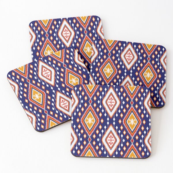 Item preview, Colorful abstract geometric Ikat pattern seamless designed and sold by NarongStocker37.