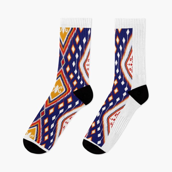 Item preview, Colorful abstract geometric Ikat pattern seamless designed and sold by NarongStocker37.