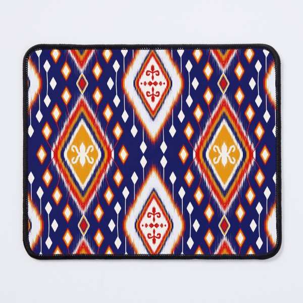 Item preview, Colorful abstract geometric Ikat pattern seamless designed and sold by NarongStocker37.