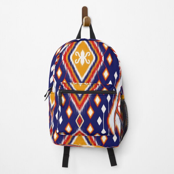 Item preview, Colorful abstract geometric Ikat pattern seamless designed and sold by Aesthetic shapes design.