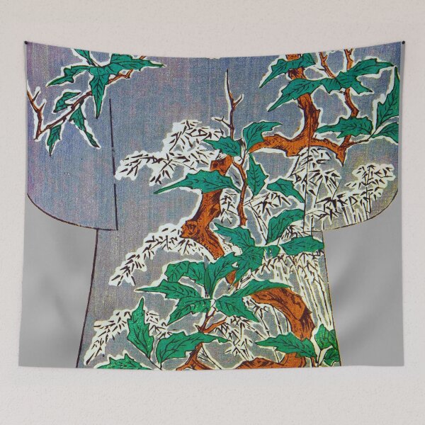 Item preview, Verdant Branches on Silver Mist designed and sold by WheelieGdArt.