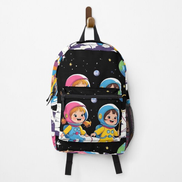 Item preview, Playful Astronaut Kids – Cartoon Space Adventure with Rocket and Earth designed and sold by Nest & Thread.
