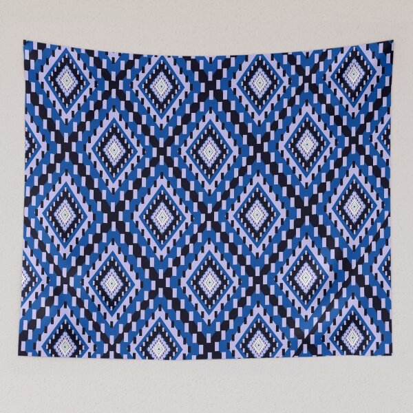 Item preview, Tunisia blue patterns designed and sold by Wolagno.