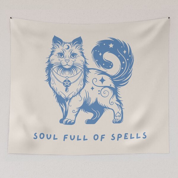 Artikelvorschau, Magic cat - soul full of spells entworfen und verkauft von Silvernuit.