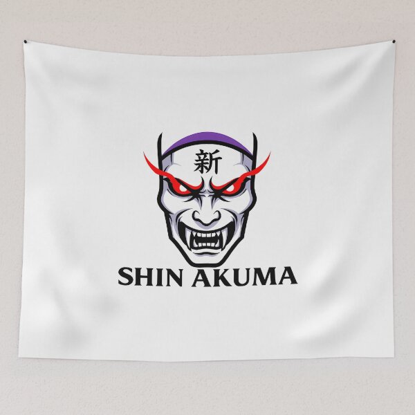 Item preview, Shin Akuma Demon Mask – Japanese Oni Art Streetwear Design designed and sold by Sitred123.