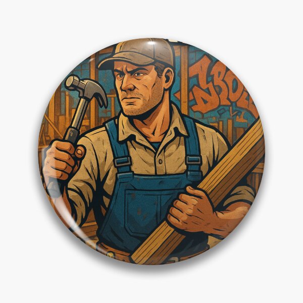 Item preview, El Carpintero – Artisan Craft Illustration designed and sold by shellymope.