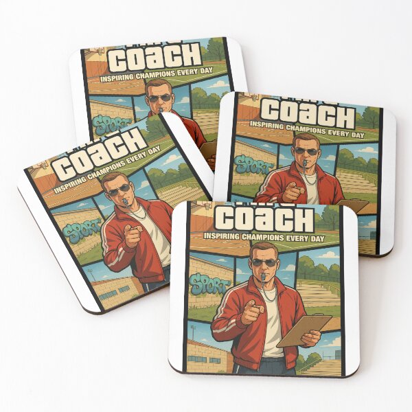 Item preview, Coach Life – Sports & Leadership Illustration designed and sold by shellymope.