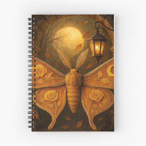 Item preview, Samhain Moth of the Velvet Flame designed and sold by Woven-myth.